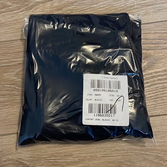 J Crew Factory Slim-fit comfort jean Faded Black AW049 - Picture 6 of 6